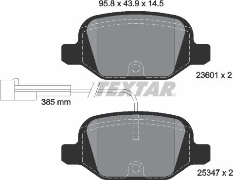 Textar 2360104 - Jarrupala, levyjarru inparts.fi