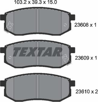 Textar 2360801 - Jarrupala, levyjarru inparts.fi