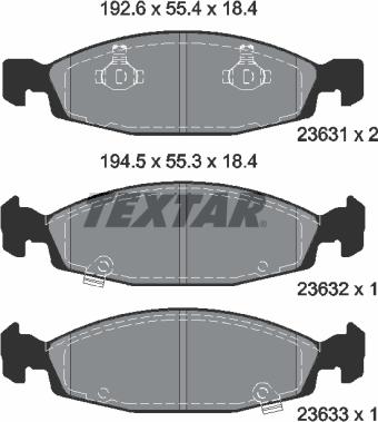 Textar 2363101 - Jarrupala, levyjarru inparts.fi