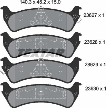 Textar 2362701 - Jarrupala, levyjarru inparts.fi