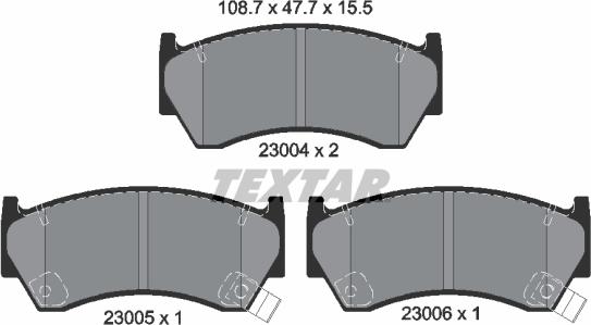 Textar 2300401 - Jarrupala, levyjarru inparts.fi