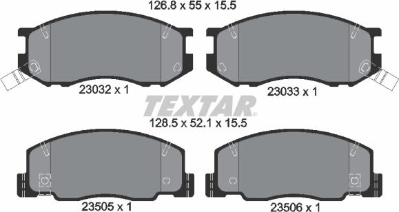 Textar 2303201 - Jarrupala, levyjarru inparts.fi