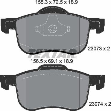 Textar 2307303 - Jarrupala, levyjarru inparts.fi