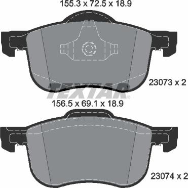 Textar 2307381 - Jarrupala, levyjarru inparts.fi