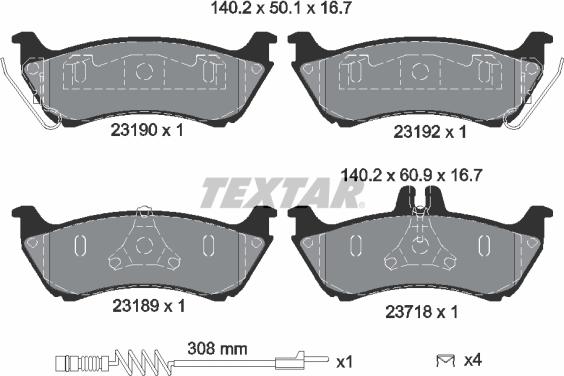 Textar 2319002 - Jarrupala, levyjarru inparts.fi