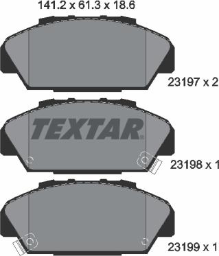 Textar 2319701 - Jarrupala, levyjarru inparts.fi