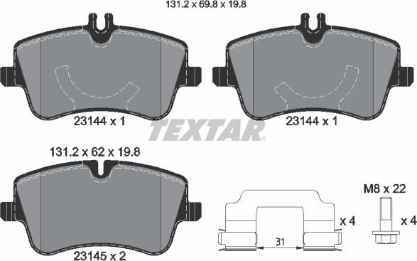 Textar 2314401 - Jarrupala, levyjarru inparts.fi