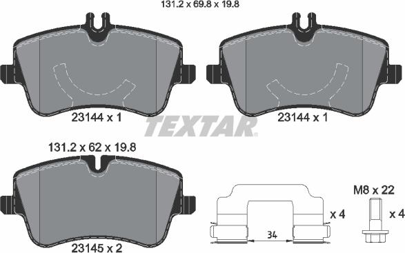 Textar 2314402 - Jarrupala, levyjarru inparts.fi