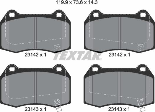 Textar 2314201 - Jarrupala, levyjarru inparts.fi