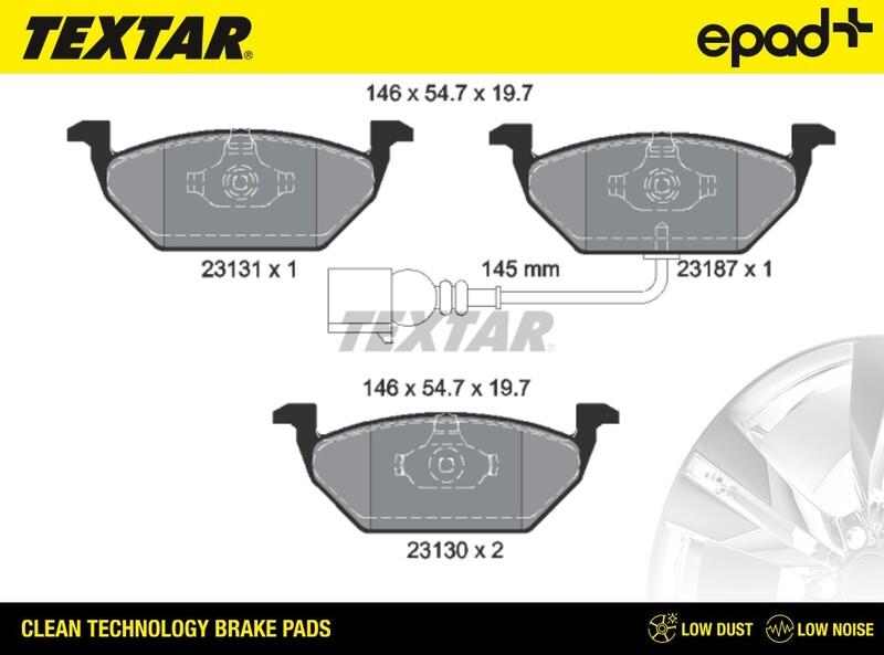 Textar 2313101CP - Jarrupala, levyjarru inparts.fi