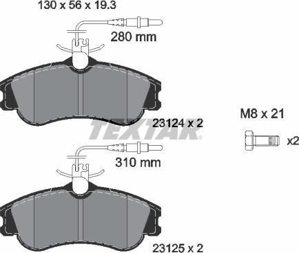 Textar 2312401 - Jarrupala, levyjarru inparts.fi