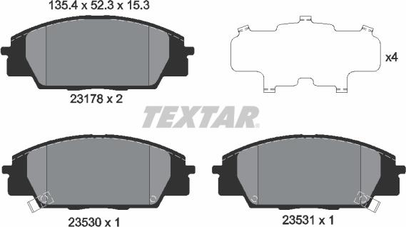 Textar 2317801 - Jarrupala, levyjarru inparts.fi