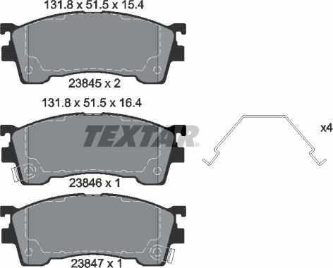 Textar 2384504 - Jarrupala, levyjarru inparts.fi