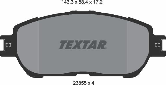 Textar 2385503 - Jarrupala, levyjarru inparts.fi