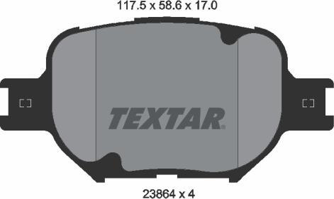 Textar 2386401 - Jarrupala, levyjarru inparts.fi