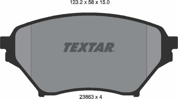 Textar 2386301 - Jarrupala, levyjarru inparts.fi