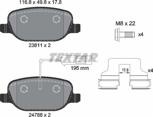 Textar 2381101 - Jarrupala, levyjarru inparts.fi