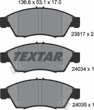 Textar 2381701 - Jarrupala, levyjarru inparts.fi