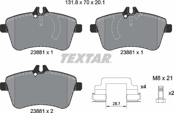 Textar 2388101 - Jarrupala, levyjarru inparts.fi