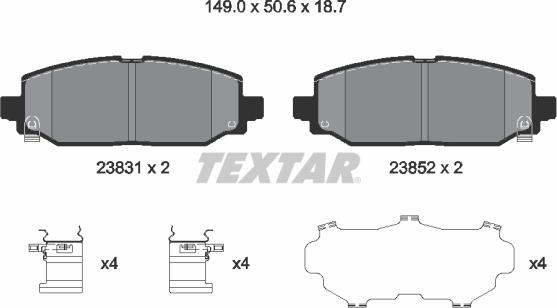 Textar 2383101 - Jarrupala, levyjarru inparts.fi