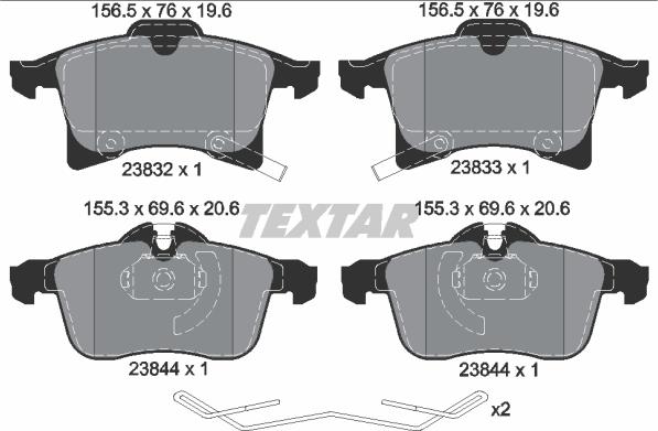 Textar 2383204 - Jarrupala, levyjarru inparts.fi