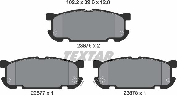 Textar 2387601 - Jarrupala, levyjarru inparts.fi