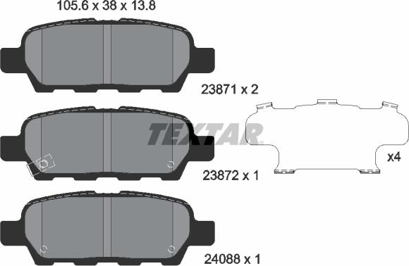 Textar 2387101 - Jarrupala, levyjarru inparts.fi