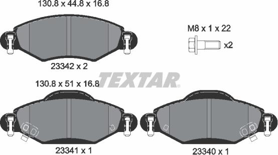 Textar 2334001 - Jarrupala, levyjarru inparts.fi