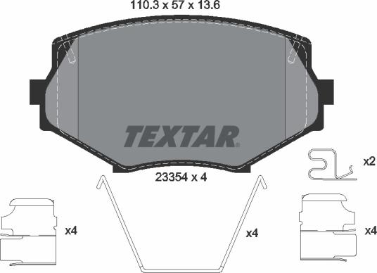 Textar 2335404 - Jarrupala, levyjarru inparts.fi