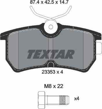 Textar 2335301 - Jarrupala, levyjarru inparts.fi