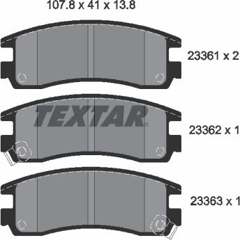 Textar 2336101 - Jarrupala, levyjarru inparts.fi