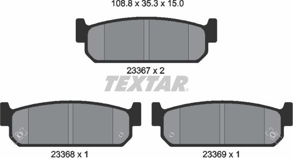 Textar 2336701 - Jarrupala, levyjarru inparts.fi