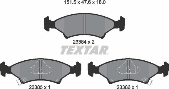 Textar 2338401 - Jarrupala, levyjarru inparts.fi