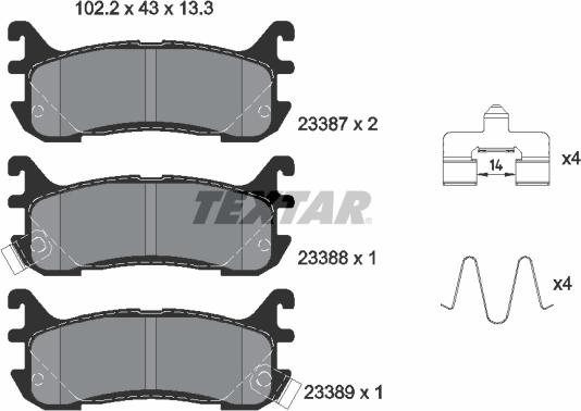 Textar 2338704 - Jarrupala, levyjarru inparts.fi