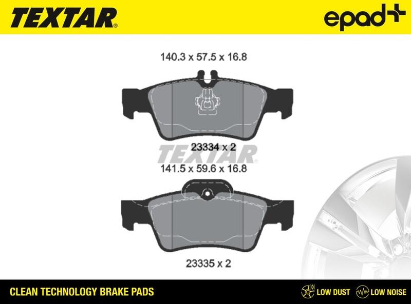 Textar 2333403CP - Jarrupala, levyjarru inparts.fi