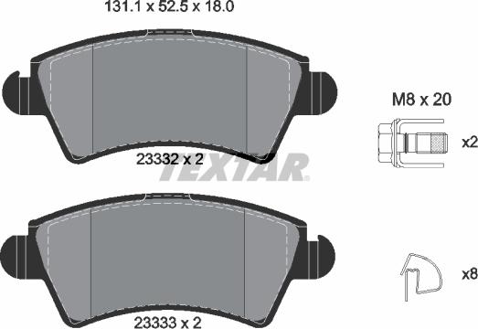 Textar 2333201 - Jarrupala, levyjarru inparts.fi