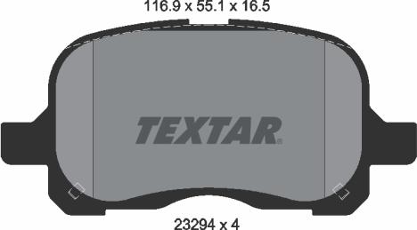 Textar 2329402 - Jarrupala, levyjarru inparts.fi