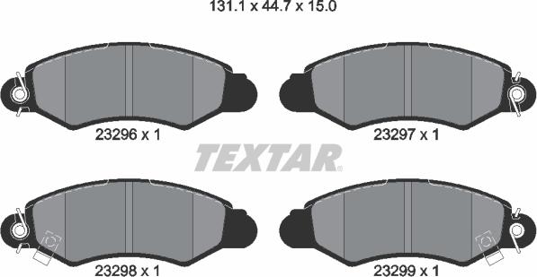 Textar 2329601 - Jarrupala, levyjarru inparts.fi