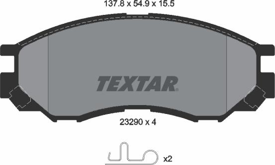 Textar 2329002 - Jarrupala, levyjarru inparts.fi