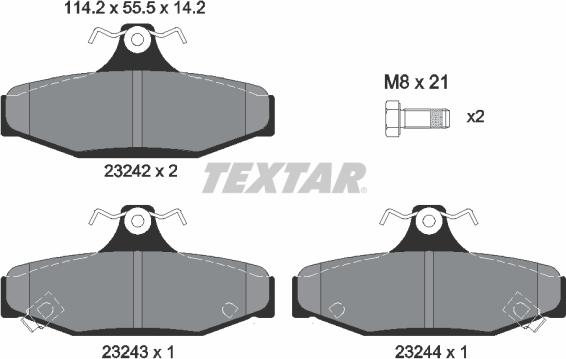 Textar 2324201 - Jarrupala, levyjarru inparts.fi