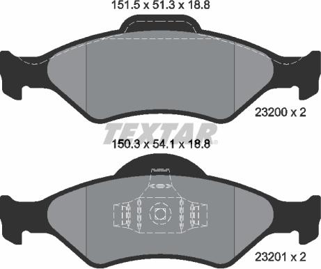 Textar 2320001 - Jarrupala, levyjarru inparts.fi