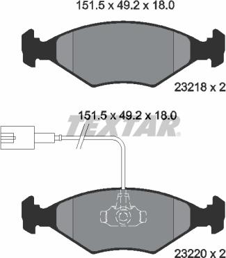 Textar 2321801 - Jarrupala, levyjarru inparts.fi