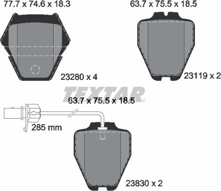 Textar 2328001 - Jarrupala, levyjarru inparts.fi