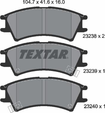 Textar 2323802 - Jarrupala, levyjarru inparts.fi