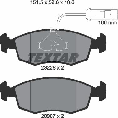 Textar 2322702 - Jarrupala, levyjarru inparts.fi