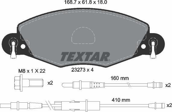 Textar 2327301 - Jarrupala, levyjarru inparts.fi