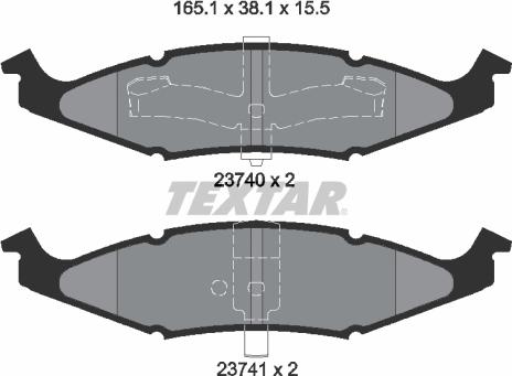 Textar 2374001 - Jarrupala, levyjarru inparts.fi