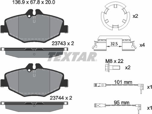 Textar 2374303 - Jarrupala, levyjarru inparts.fi