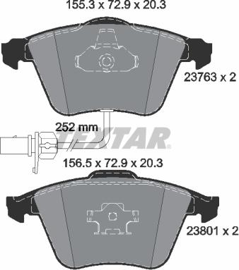 Textar 2376381 - Jarrupala, levyjarru inparts.fi