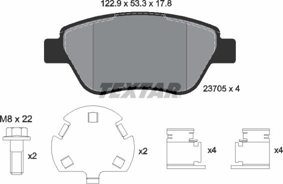 Textar 2370507 - Jarrupala, levyjarru inparts.fi